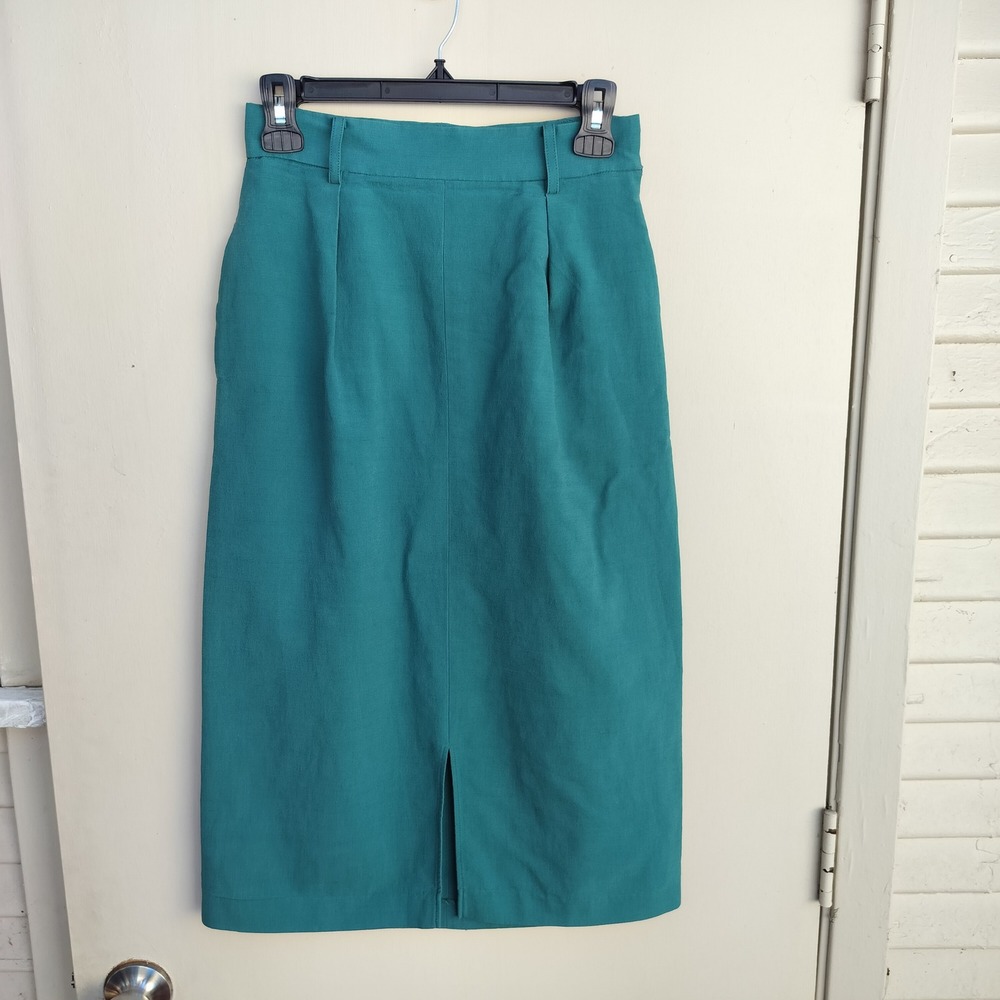 BEAUTY & YOUTH UNITED ARROWS Teal Pencil‎ Skirt Size Small